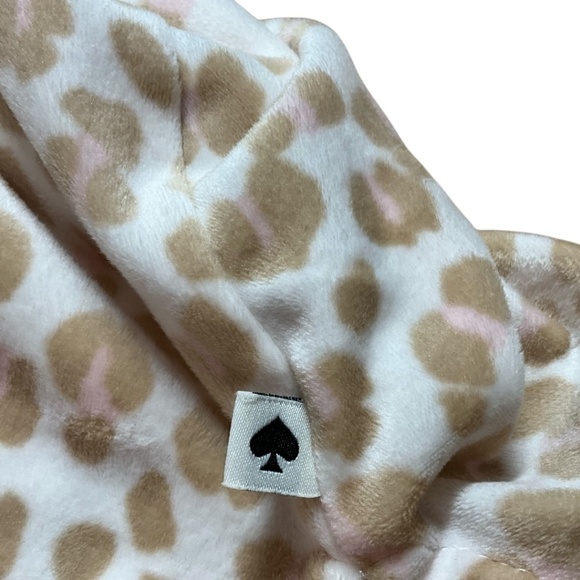 KATE SPADE Soft and Cozy Cheetah Print Pajamas 2 Pce Poly / Elastane Blend Sz M - Picture 12 of 14